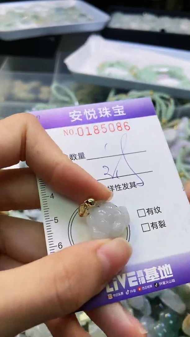 翡翠未镶嵌颈饰闪购0185086