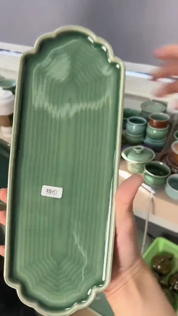 龙泉云间青瓷小米茶器