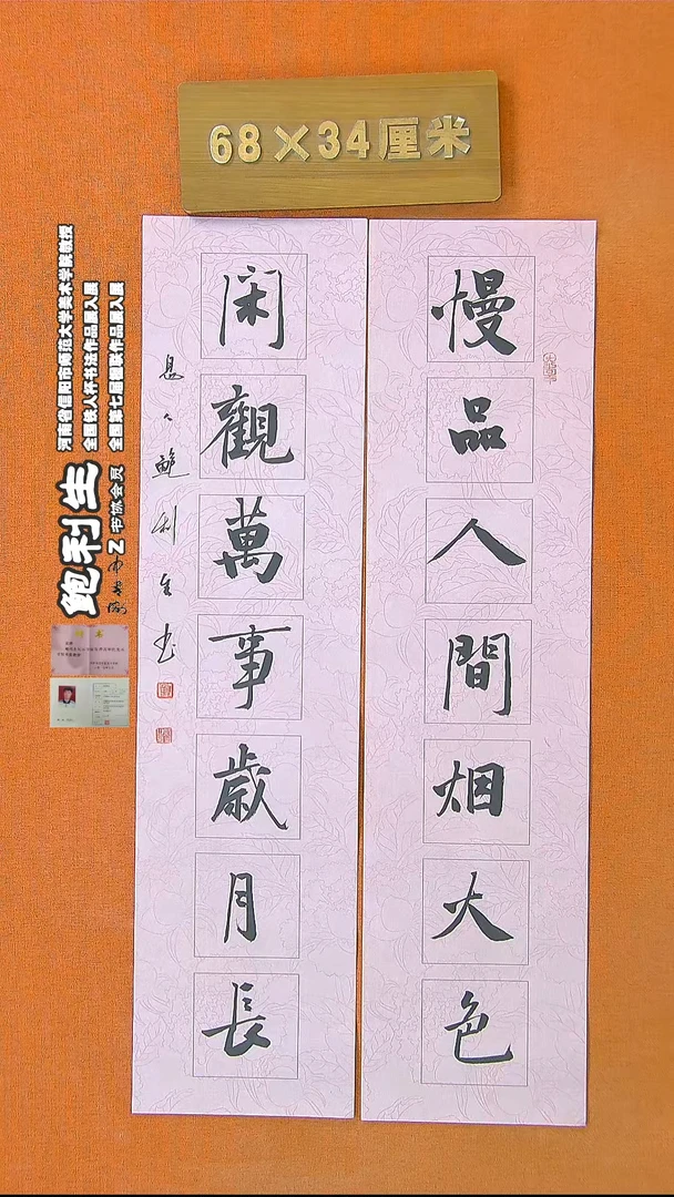 【闪购商品】书法29鲍利生书法作品