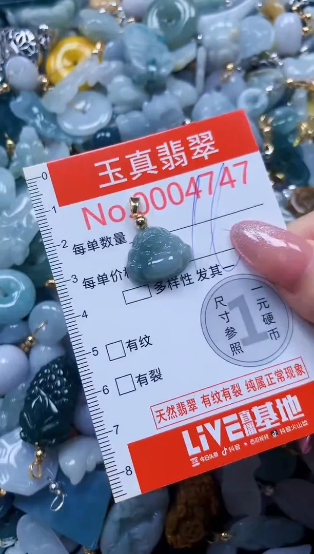 翡翠未镶嵌吊坠(不含链)4747