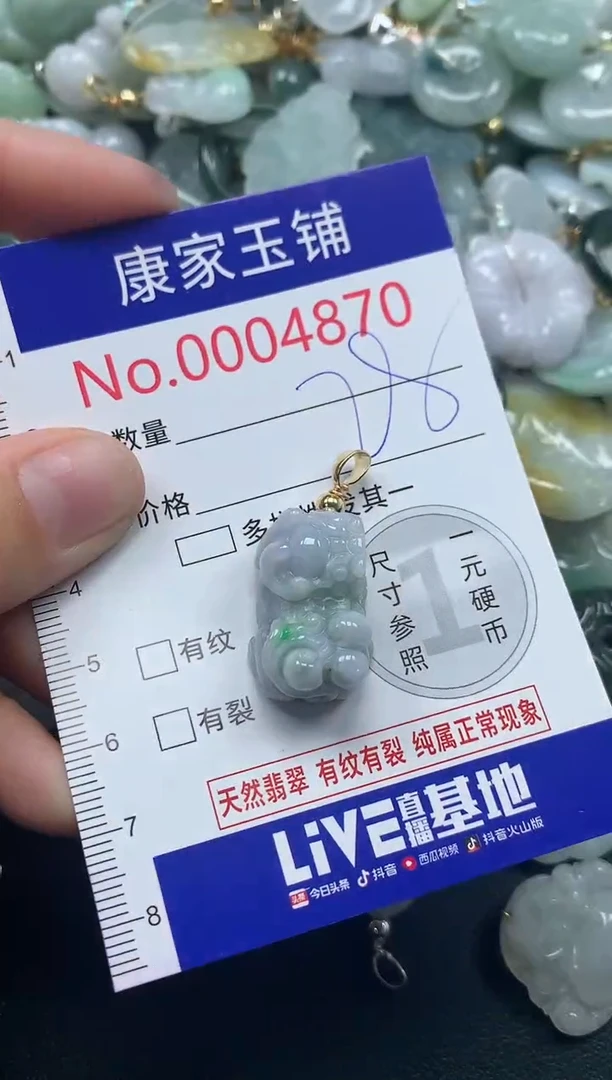 颈饰未镶嵌翡翠4870