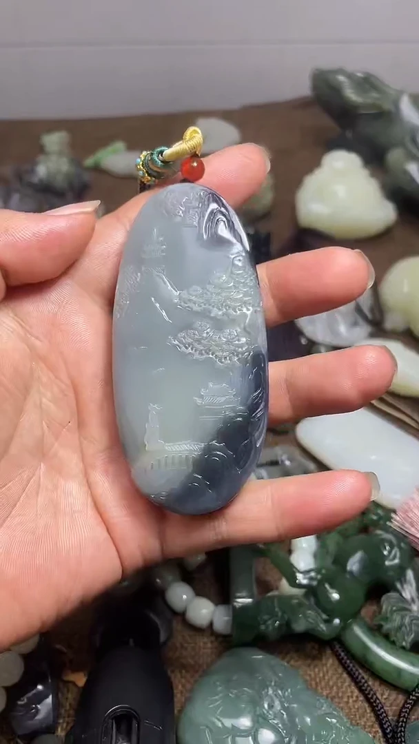 未镶嵌和田玉把件定制