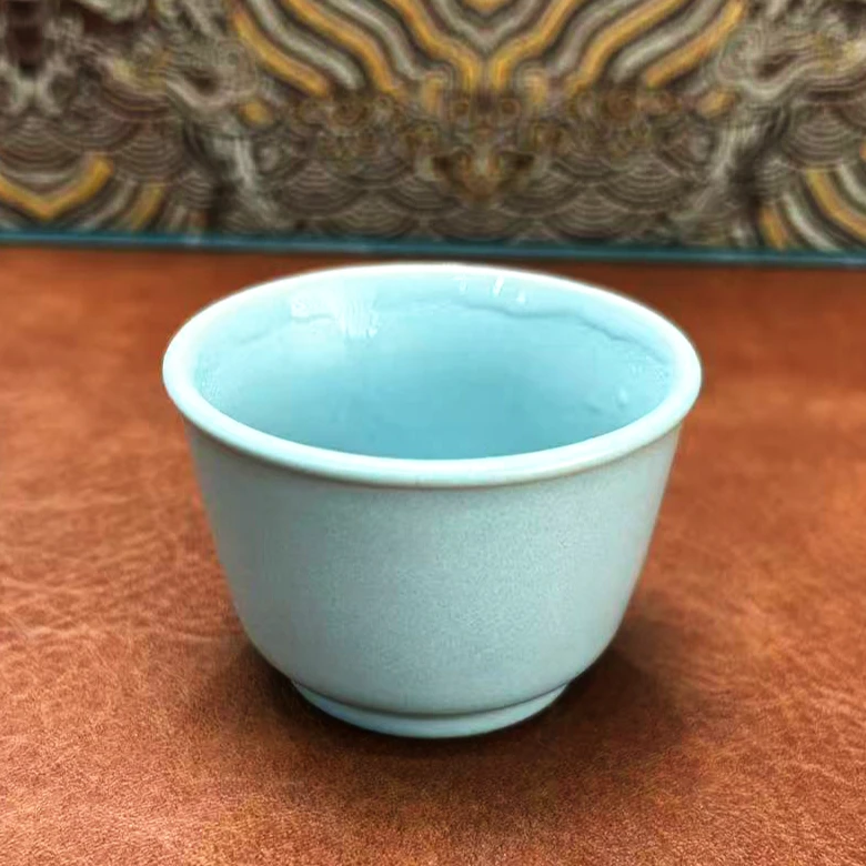 谦杯 天青汝窑客杯K2002