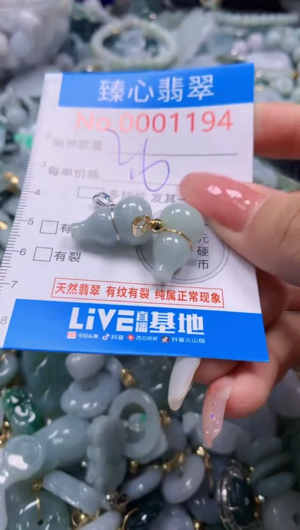 翡翠未镶嵌颈饰1194