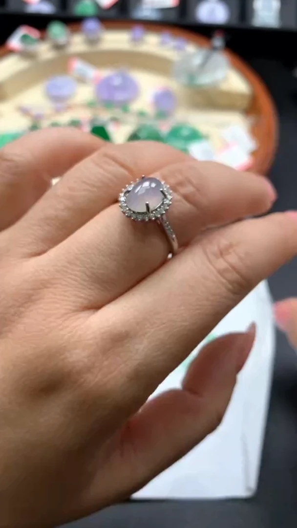 【闪购商品】翡翠戒指未镶嵌天然A货翡翠