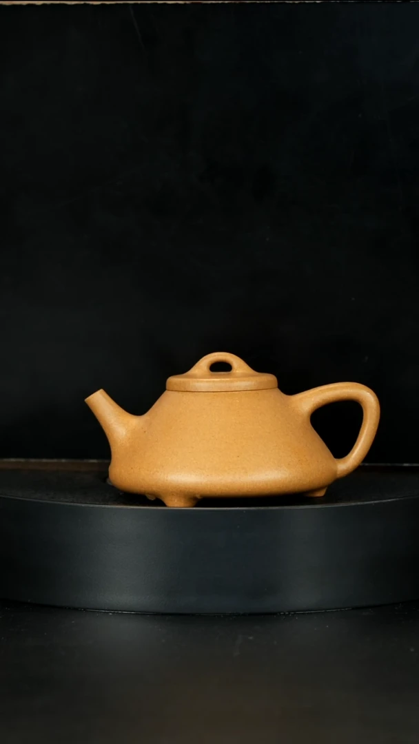 【闪购商品】紫砂茶壶明清老宕口黄金段子冶石瓢