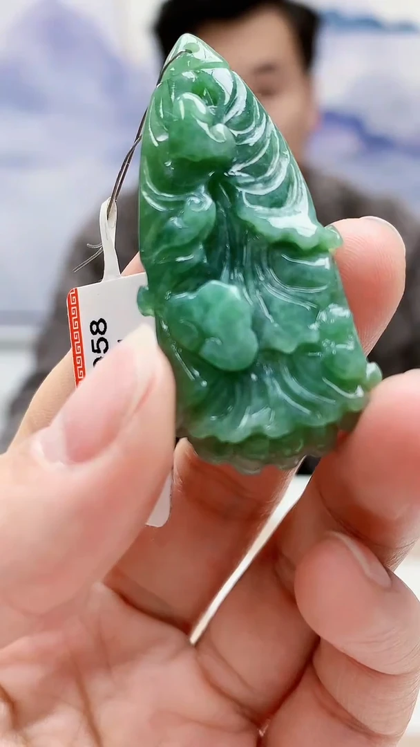 未镶嵌定制翡翠5150lr-毛货挂件46