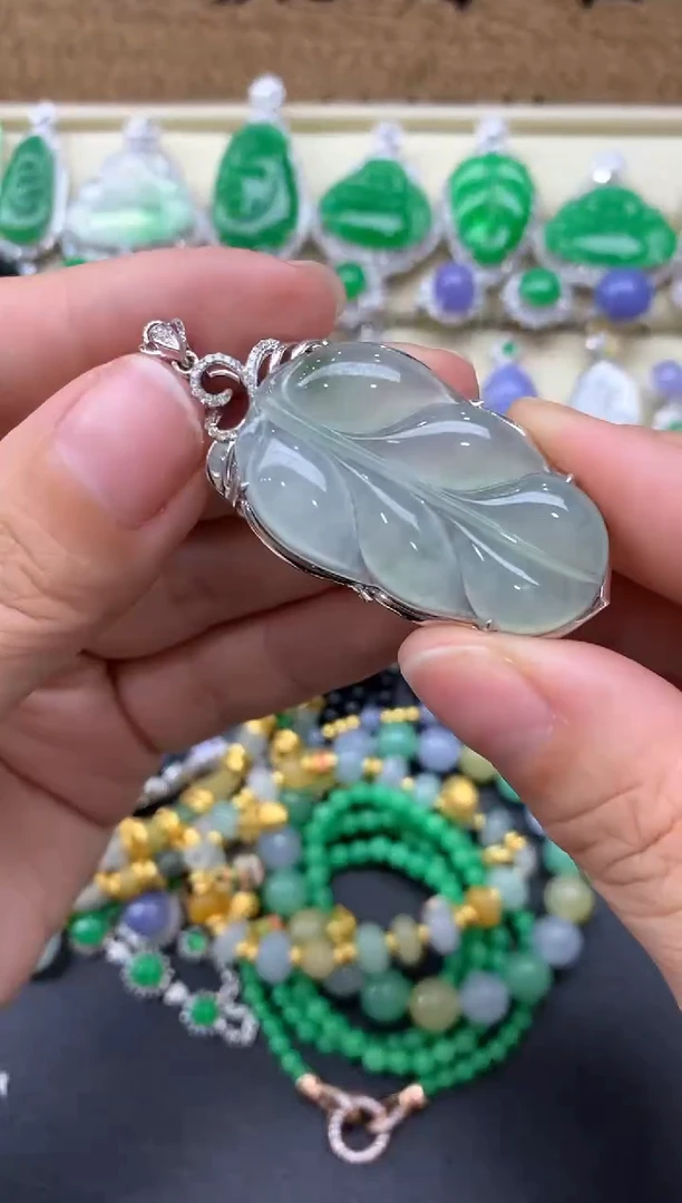 【闪购商品】翡翠颈饰18K金镶嵌287-中国好珍宝