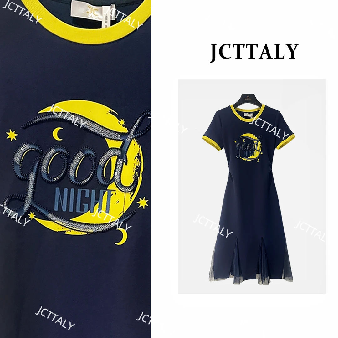 【宠粉价】夏季设计师月亮新款高级百搭显瘦不撞款连衣裙JC-A3988