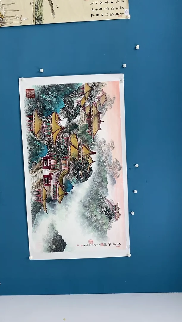 【闪购商品】国画2.13-王夫怀-六尺整山水67