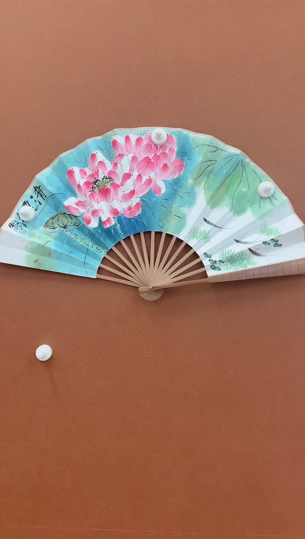 国画李文峰花鸟扇面