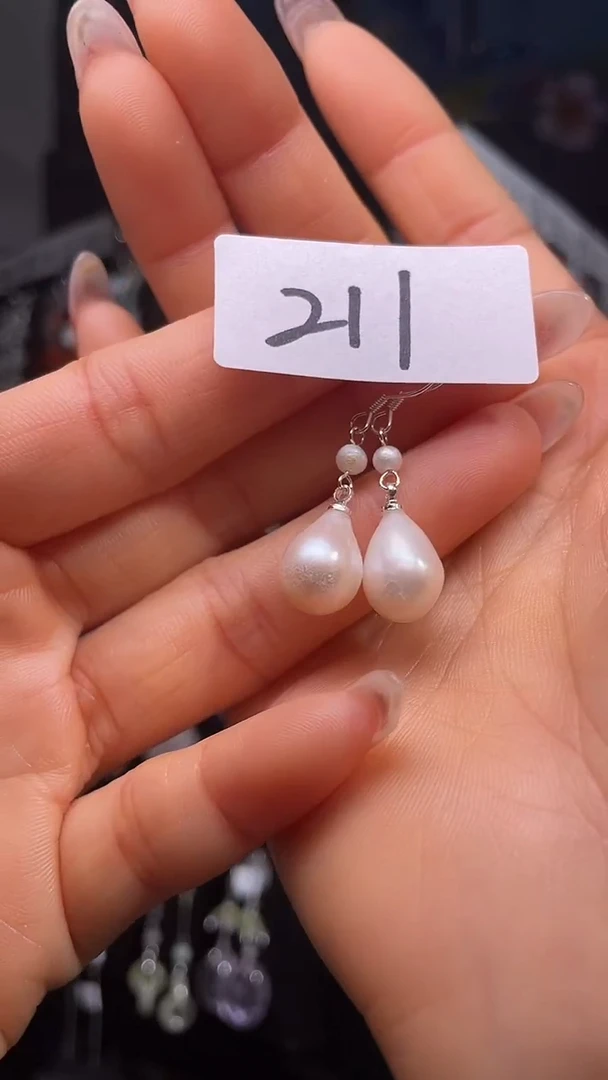 银S925镶嵌耳饰紫晶喜欢拍微瑕