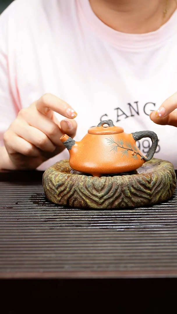宜兴原矿紫砂壶茶壶140C