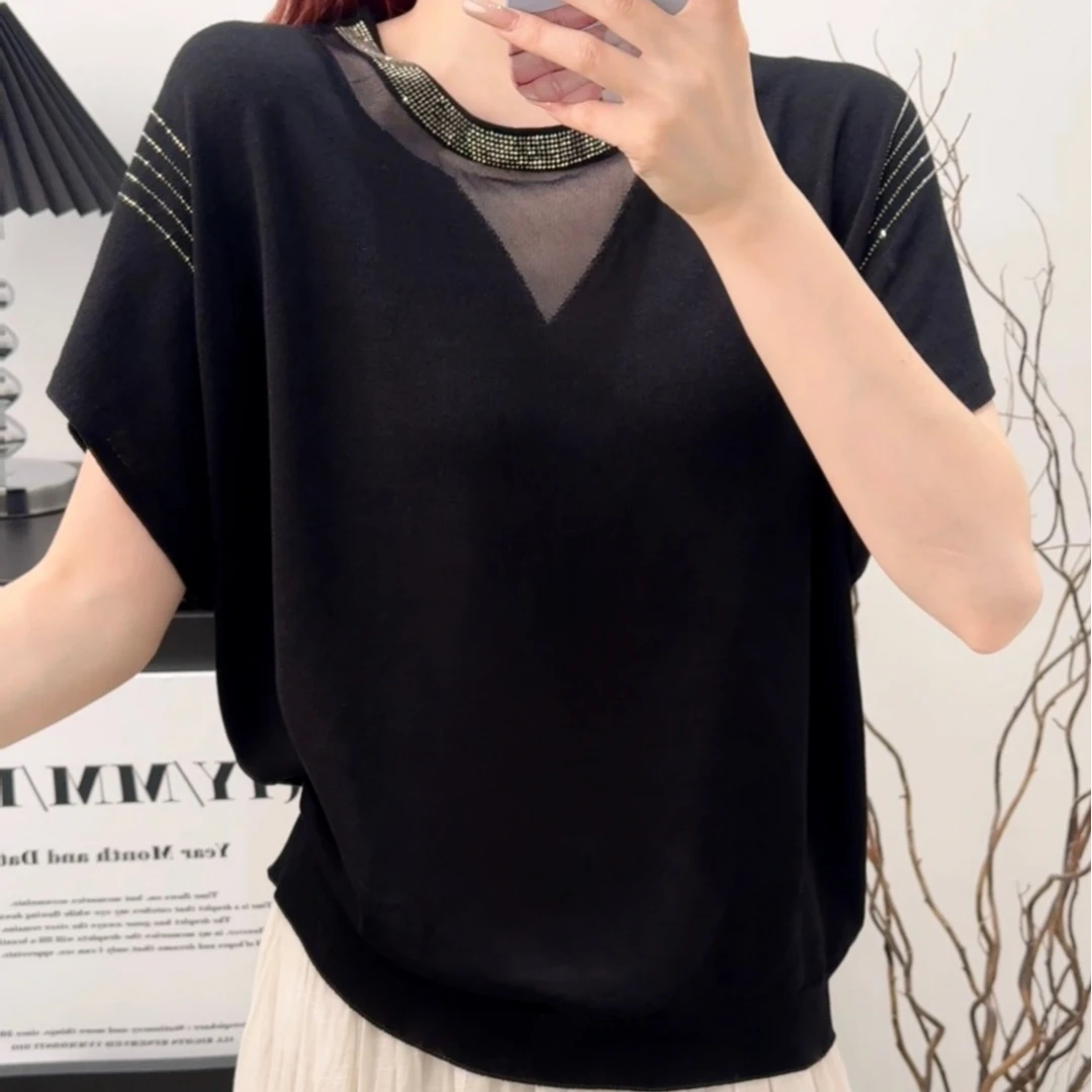 D100-D249号款2025女装针织针织衫时尚气质洋气百搭显瘦打底衫