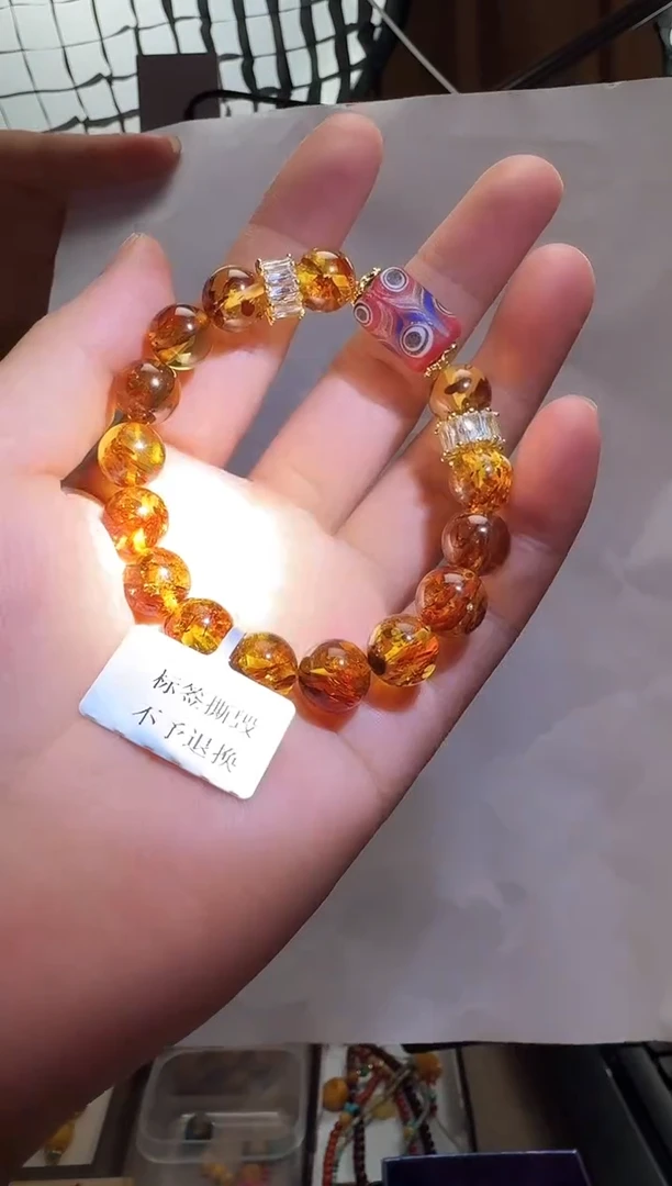 【闪购商品】琥珀珠宝奇石未镶嵌10mm