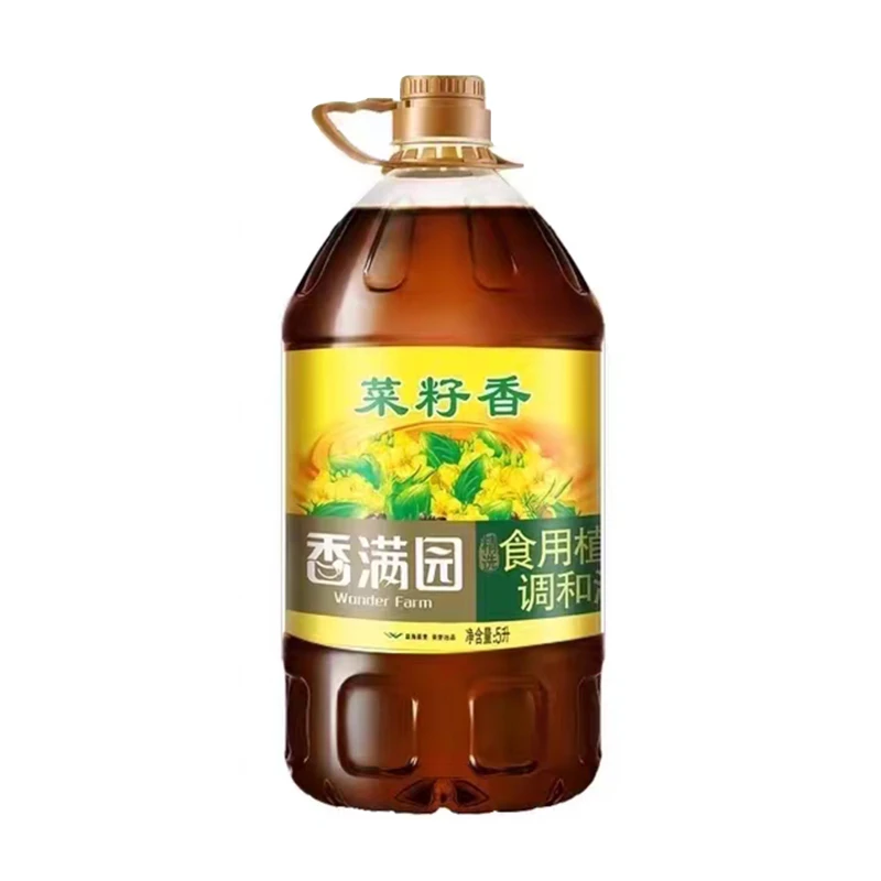 香满园菜籽香型食用植物调和油 5L/桶