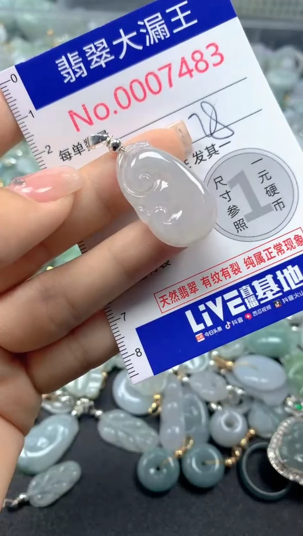 颈饰未镶嵌翡翠7483