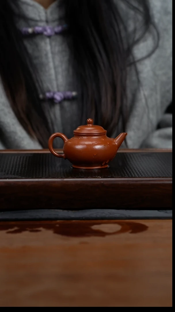 茶壶紫砂100cc小煤窑朱泥12