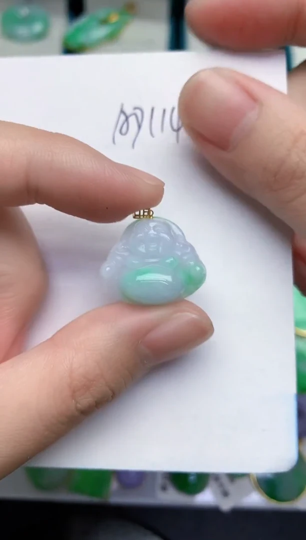 【闪购商品】翡翠颈饰18K金镶嵌000000000