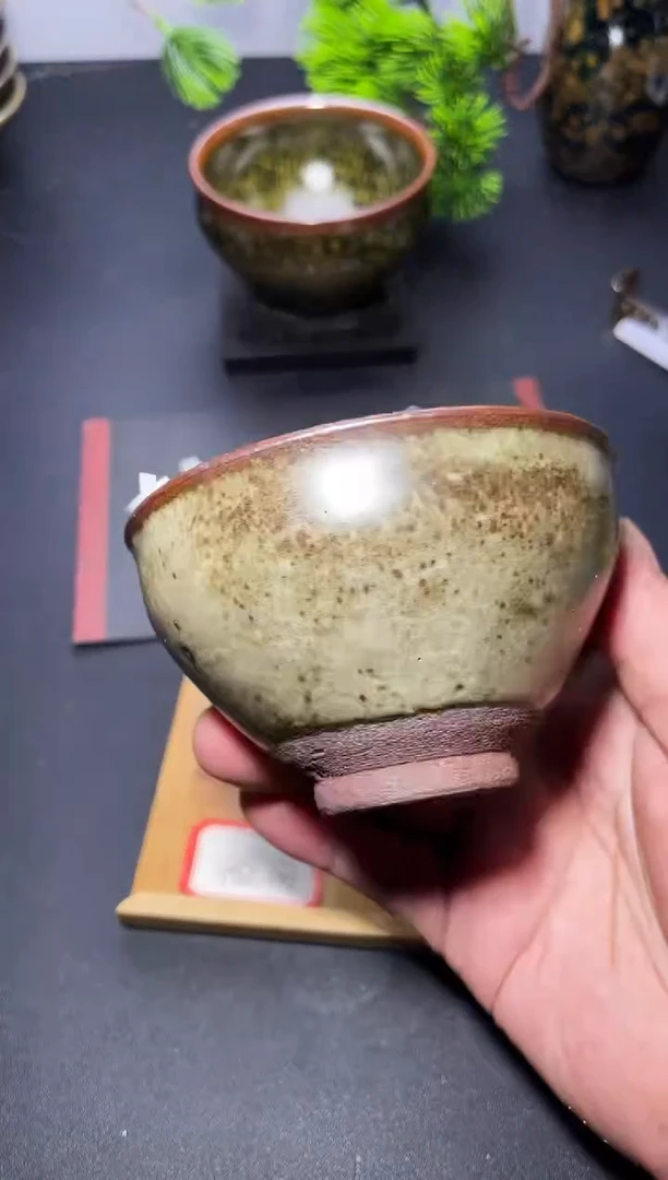 茶盏170（微瑕）叶紫建盏