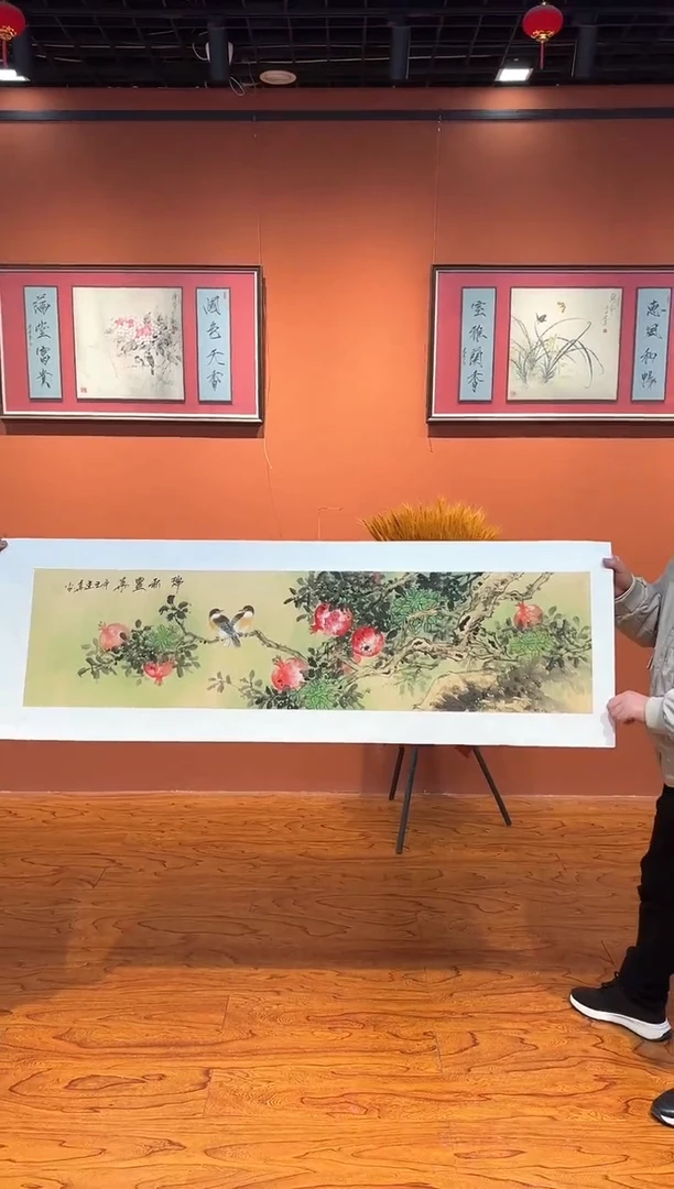 【闪购商品】国画周建真老师绘画作品17-4