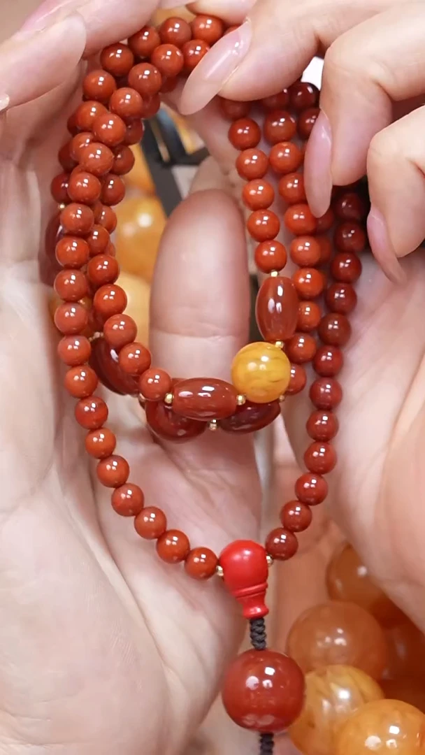 蜜蜡颈饰未镶嵌7080天然蜜蜡珠宝奇石云端妖孽全部保真