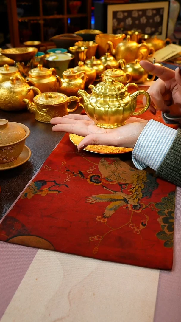 茶杯紫砂【宜景窑系列】金壶