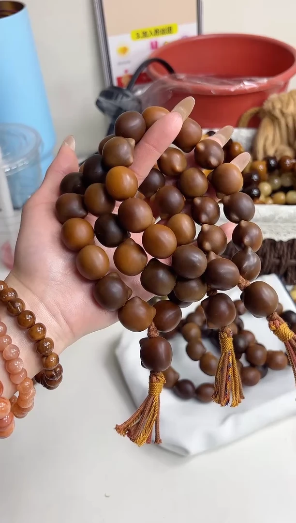 手串菩提根/象牙果沐p49黑猫警长干磨猫猫头18*20mm手持