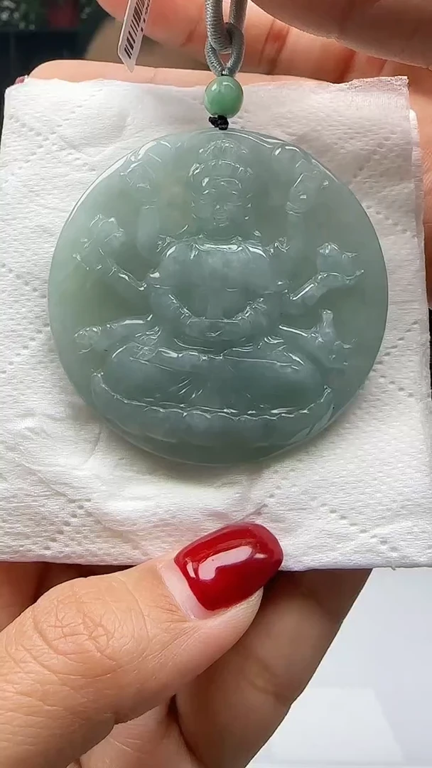 【闪购商品】翡翠颈饰未镶嵌天然翡翠A货吊坠