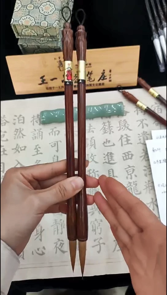 无刻字巴花杆纯狼毫