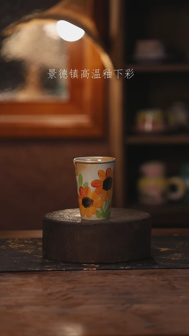 陶瓷景德镇高温釉下手绘陶瓷343