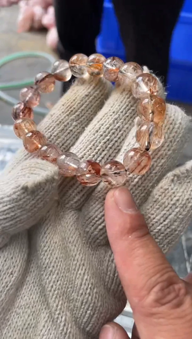 【闪购商品】水晶手串卡12mm+未镶嵌天然红超七手串拍2单99发1