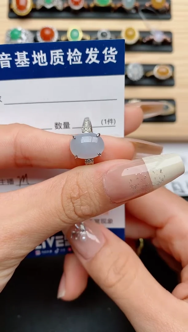 【闪购商品】翡翠戒指银S925镶嵌......