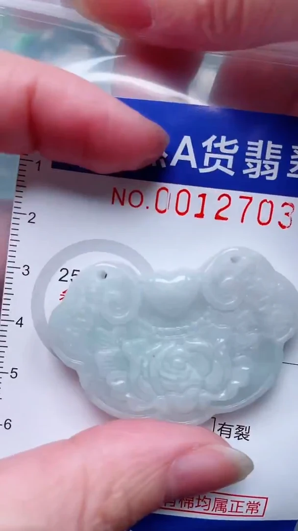 翡翠未镶嵌吊坠(赠链)1