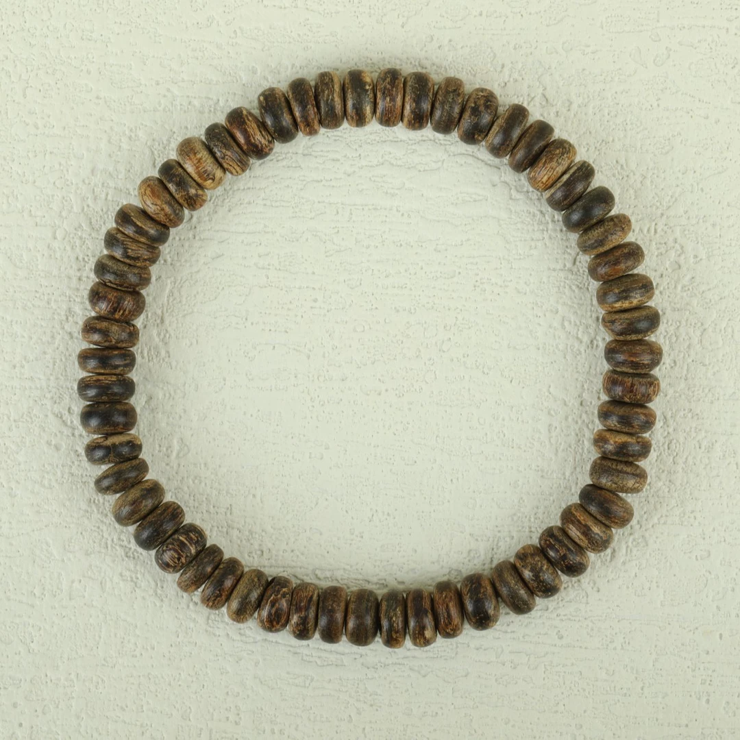 汇安 沉香沉水达拉干沉香4克6mm手串单圈片珠【一闻既爱】正区天然