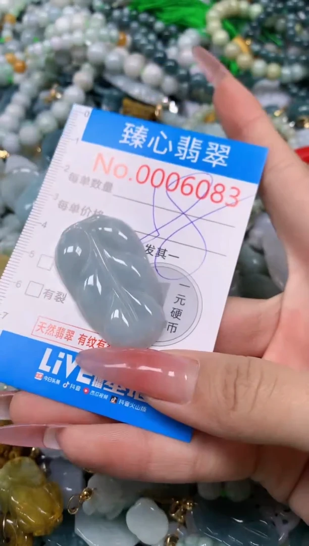 【闪购商品】翡翠颈饰未镶嵌含绳0006083