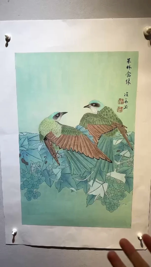 国画国画HN-1102267-张跃华央创美术馆精品定制备案作品