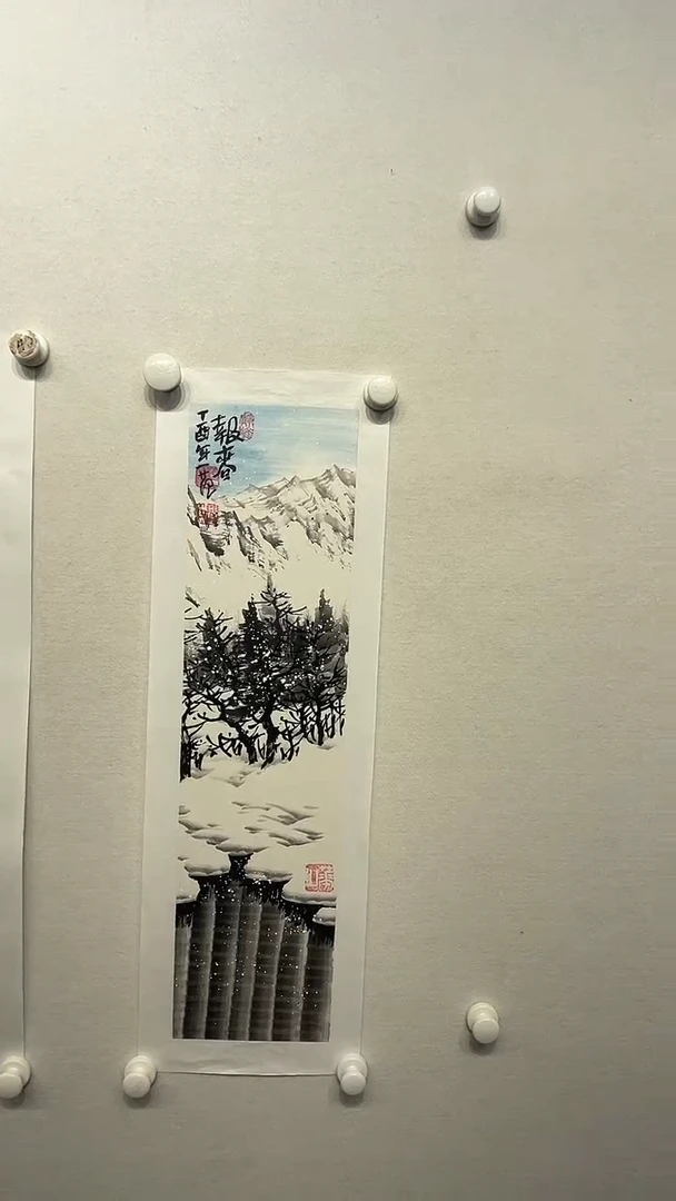 国画姜国华-1平尺雪景