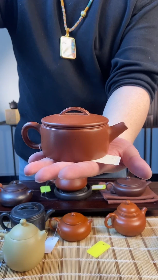 【闪购商品】紫砂茶壶大品光器大口汉瓦 大红袍 徐霞