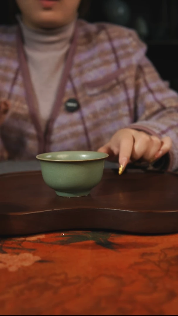 杯子瓷汝州原产地原矿仿古老釉q