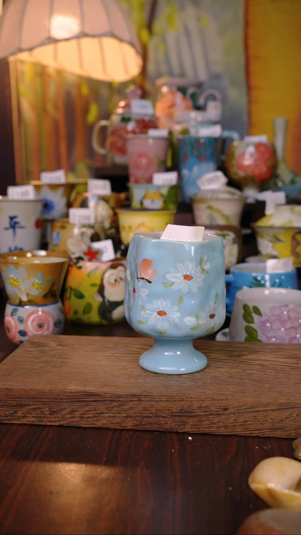 摆件泥垚手作 景德镇手工手绘器物