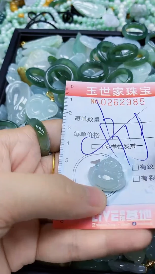 翡翠未镶嵌颈饰闪购0262985多样性发其一