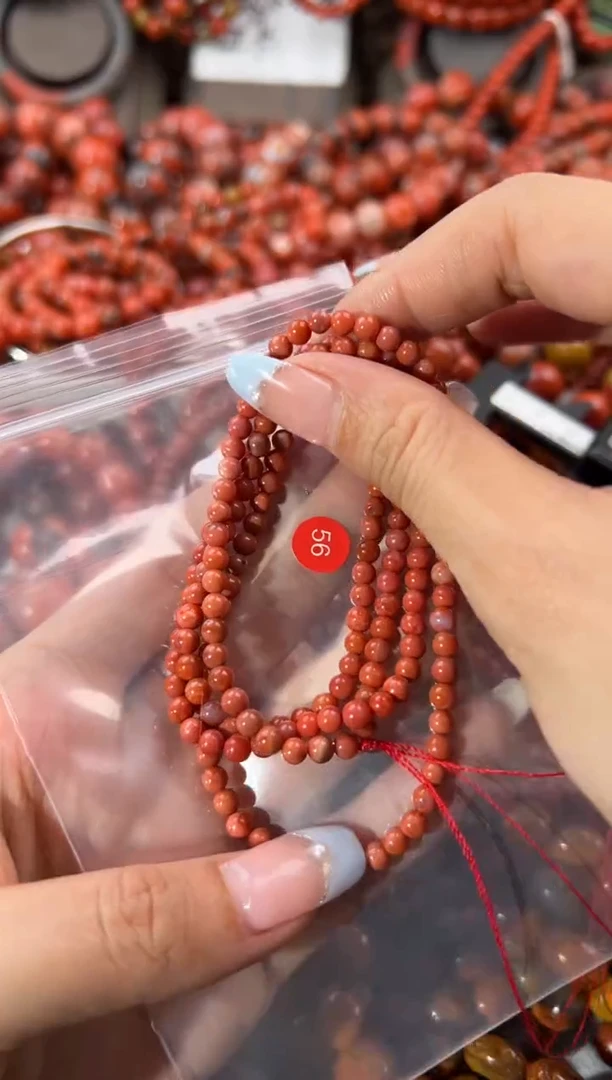 未镶嵌手串南红玛瑙4+