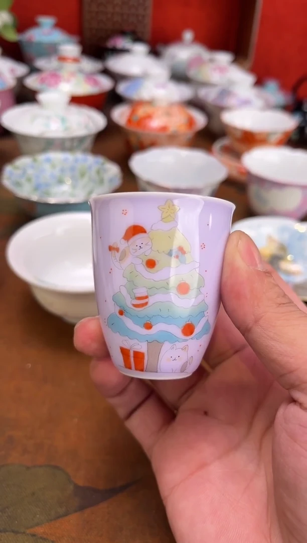 景德镇纯手绘陶瓷茶具