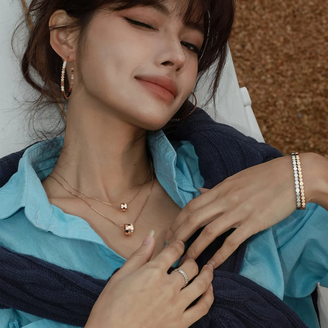 【蜂巢手镯】G113565气质百搭轻奢高级时尚