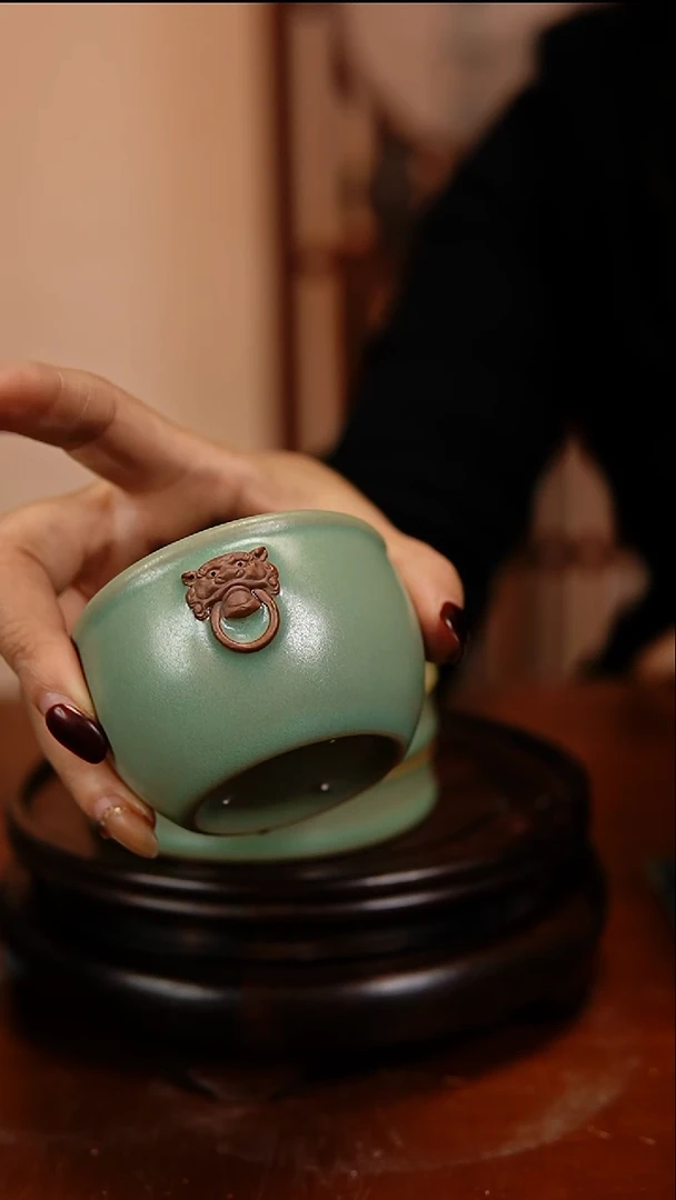 瓷片原产地原矿釉汝瓷