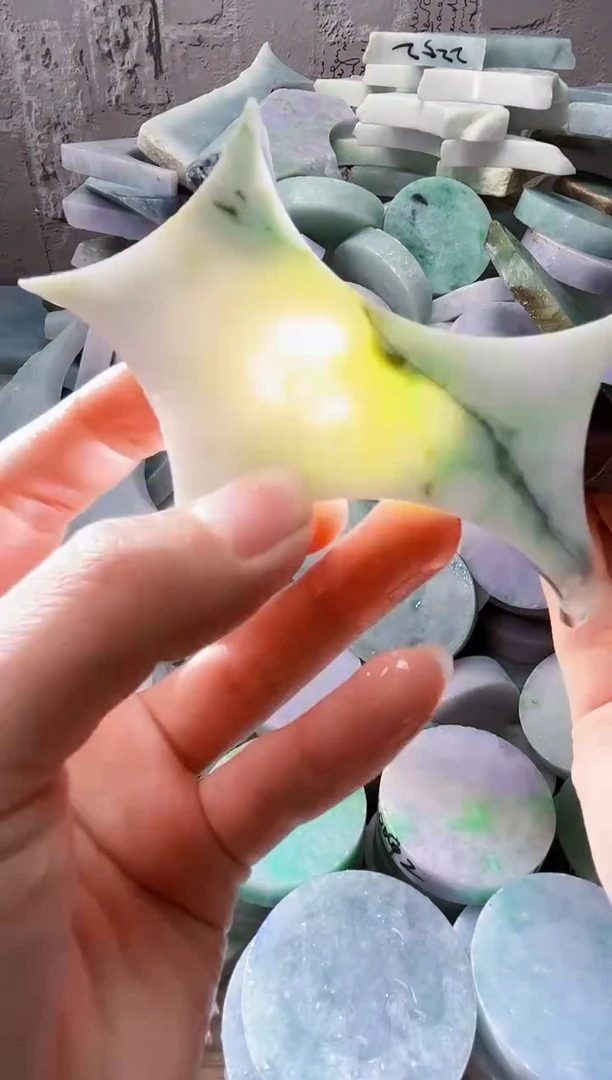 裸石翡翠天然翡翠A货玉 南 131