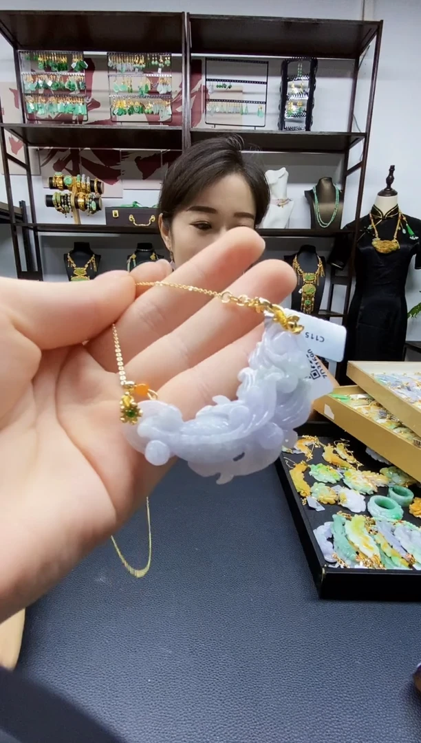 颈饰未镶嵌翡翠翡翠吊坠