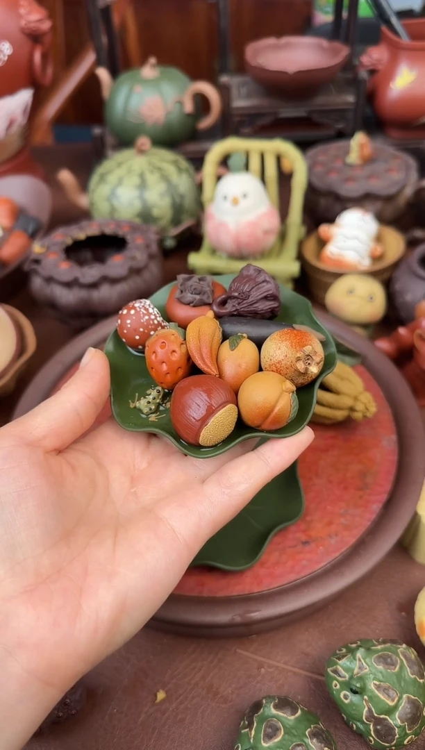 紫砂茶宠紫砂十全十美