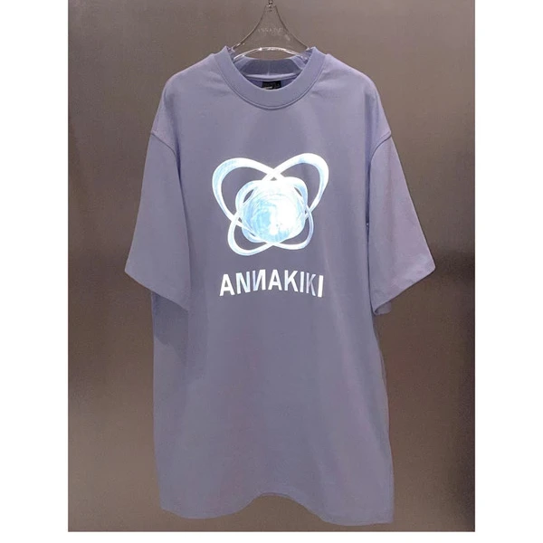 ANNAKIKI 星球印花宽松T恤 3B20101440A